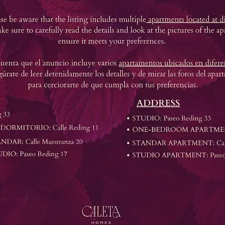 Malagueta Appartement *
